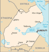 map of djibouti
