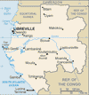 map of gabon
